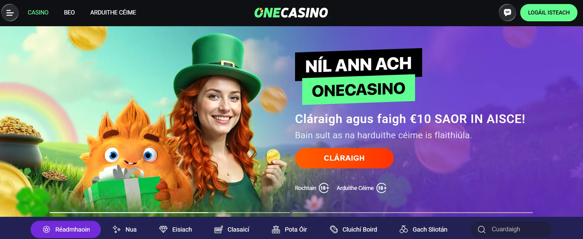 OneCasino Bonus Ireland | OneCasino Notes
